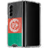 Afghanistan Flag Distressed Galaxy Z Fold4 5G Clear Case