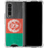 Afghanistan Flag Distressed Galaxy Z Fold4 5G Clear Case