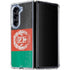 Afghanistan Flag Distressed Galaxy Z Fold5 5G Clear Case
