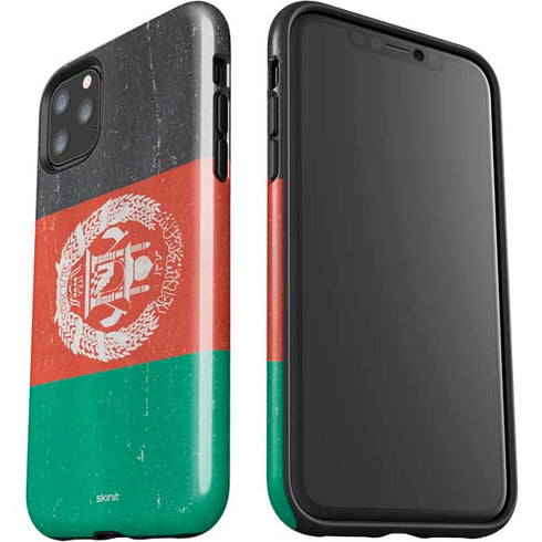 Afghanistan Flag Distressed iPhone 11 Pro Max Impact Case