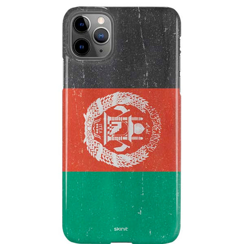 Afghanistan Flag Distressed iPhone 11 Pro Max Lite Case