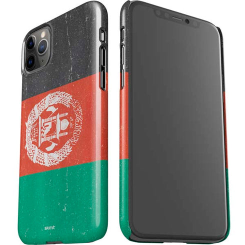 Afghanistan Flag Distressed iPhone 11 Pro Max Lite Case