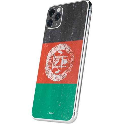Afghanistan Flag Distressed iPhone 11 Pro Max Skin