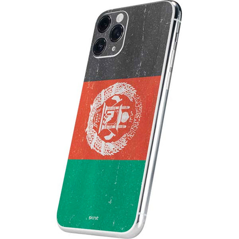 Afghanistan Flag Distressed iPhone 11 Pro Skin
