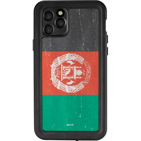 Afghanistan Flag Distressed iPhone 11 Pro Waterproof Case