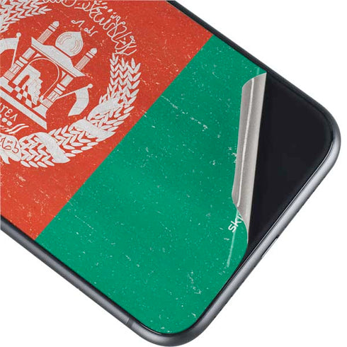 Afghanistan Flag Distressed iPhone 11 Skin