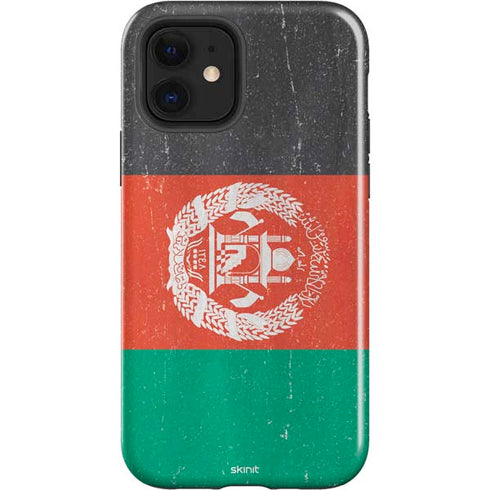 Afghanistan Flag Distressed iPhone 12 Impact Case
