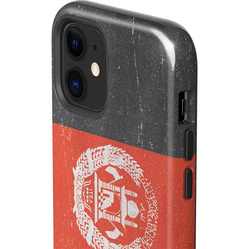 Afghanistan Flag Distressed iPhone 12 Impact Case