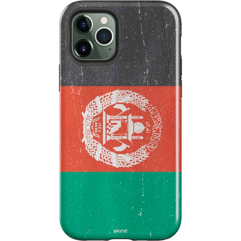 Afghanistan Flag Distressed iPhone 12 Pro Impact Case