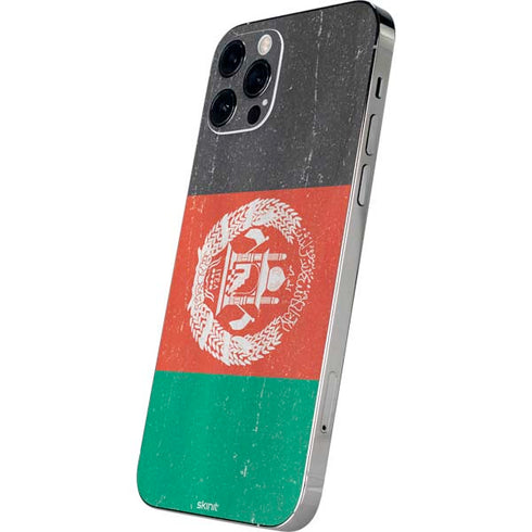 Afghanistan Flag Distressed iPhone 12 Pro Max Skin