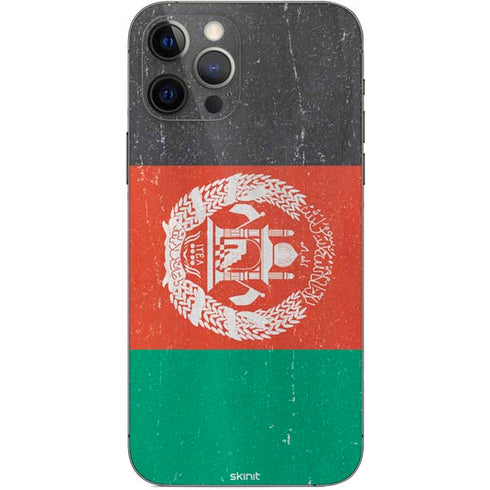 Afghanistan Flag Distressed iPhone 12 Pro Skin