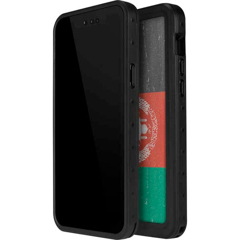 Afghanistan Flag Distressed iPhone 12 Waterproof Case