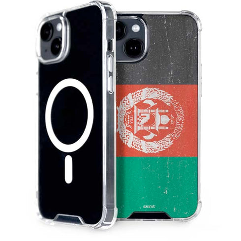 Afghanistan Flag Distressed iPhone 13 MagSafe Case