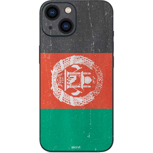 Afghanistan Flag Distressed iPhone 13 Mini Skin