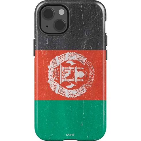 Afghanistan Flag Distressed iPhone 15 Impact Case