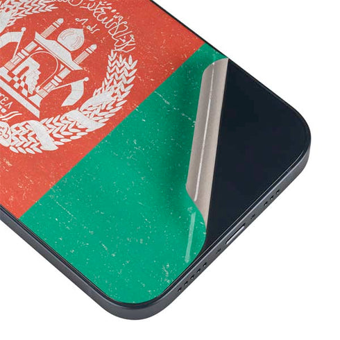 Afghanistan Flag Distressed iPhone 15 Plus Skin