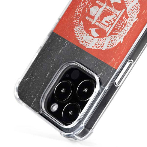 Afghanistan Flag Distressed iPhone 14 Pro Max MagSafe Case