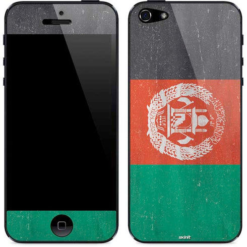 Afghanistan Flag Distressed iPhone 5/5s/5SE Skin