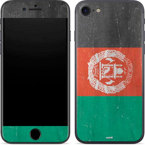 Afghanistan Flag Distressed iPhone 7 Skin