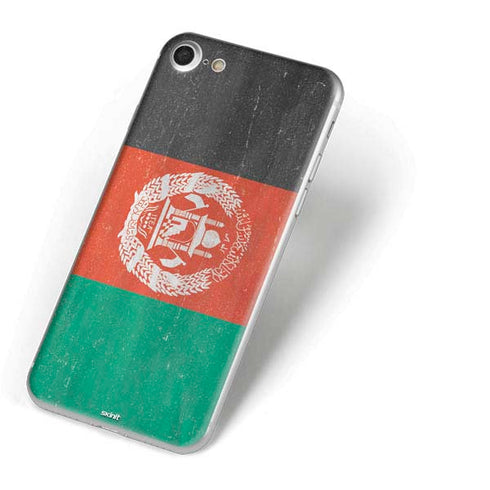 Afghanistan Flag Distressed iPhone 7 Skin