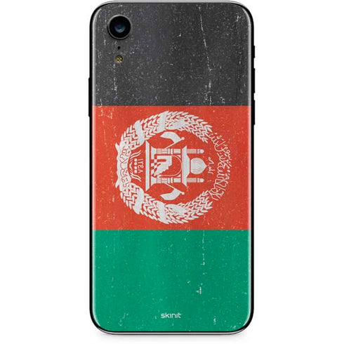Afghanistan Flag Distressed iPhone XR Skin