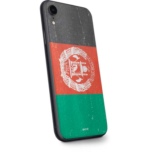 Afghanistan Flag Distressed iPhone XR Skin