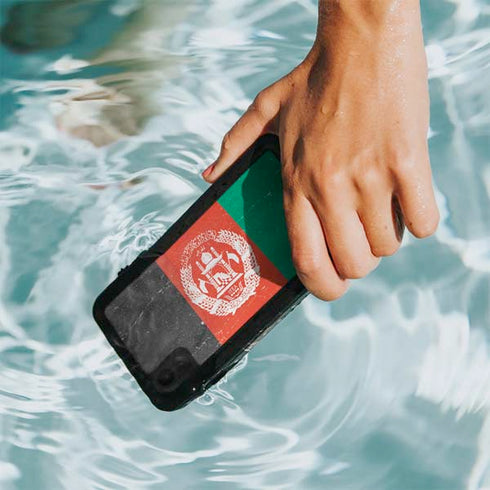 Afghanistan Flag Distressed iPhone XR Waterproof Case