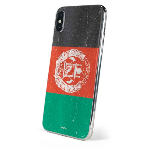 Afghanistan Flag Distressed iPhone XS Max Skin