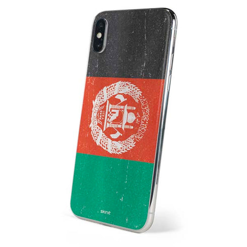 Afghanistan Flag Distressed iPhone XS Skin