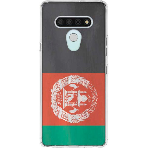 Afghanistan Flag Distressed LG Stylo 6 Clear Case