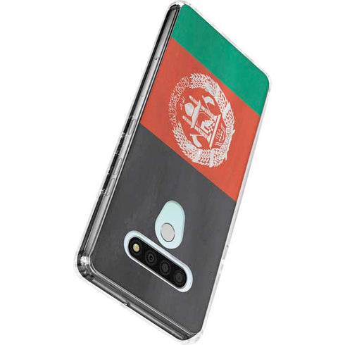 Afghanistan Flag Distressed LG Stylo 6 Clear Case