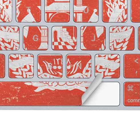 Afghanistan Flag Distressed Magic Keyboard Skin