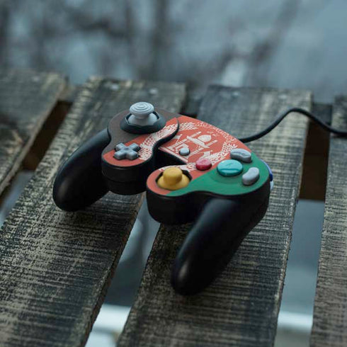 Afghanistan Flag Distressed Nintendo GameCube Controller Skin
