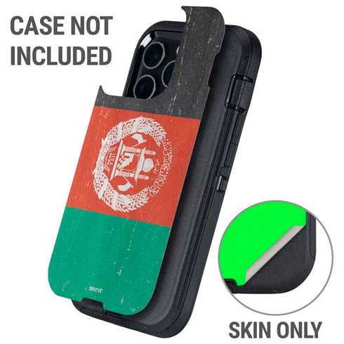 Afghanistan Flag Distressed Otterbox Defender iPhone Skin