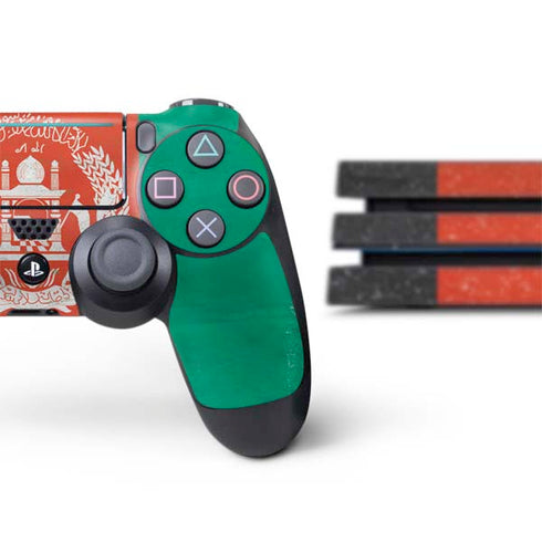 Afghanistan Flag Distressed PS4 Pro Bundle Skin