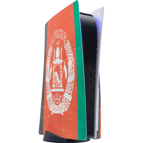 Afghanistan Flag Distressed PS5 Console Skin