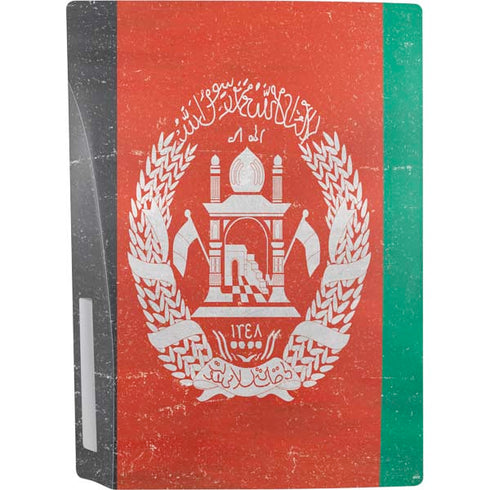 Afghanistan Flag Distressed PS5 Console Skin
