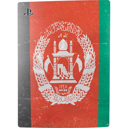 Afghanistan Flag Distressed PS5 Digital Edition Bundle Skin