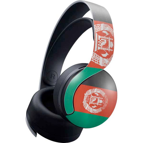 Afghanistan Flag Distressed PULSE 3D Wireless Headset for PS5 Skin