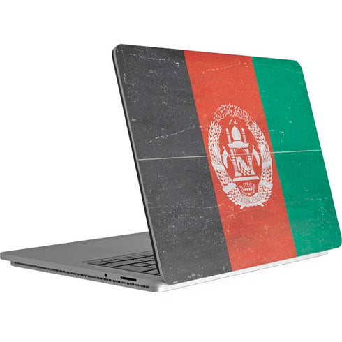 Afghanistan Flag Distressed Surface Laptop Studio Skin
