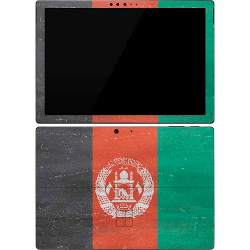 Afghanistan Flag Distressed Surface Pro 7 Skin