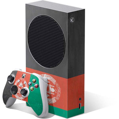 Afghanistan Flag Distressed Xbox Series S Bundle Skin