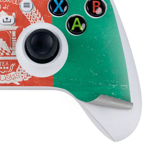 Afghanistan Flag Distressed Xbox Series S Controller Skin