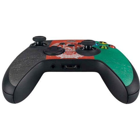Afghanistan Flag Distressed Xbox Series X Controller Skin
