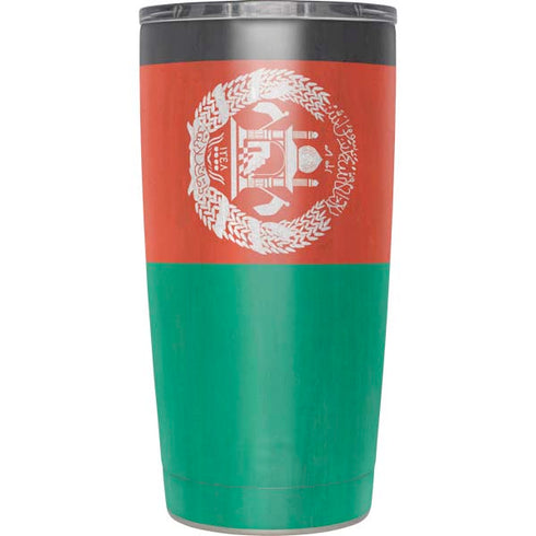 Afghanistan Flag Distressed Yeti 20oz Tumbler Skin