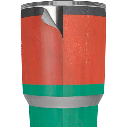 Afghanistan Flag Distressed Yeti 30oz Rambler Tumbler Skin