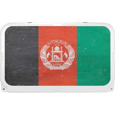 Afghanistan Flag Distressed YETI Tundra 45 Hard Cooler Skin