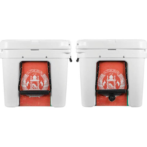 Afghanistan Flag Distressed YETI Tundra 65 Hard Cooler Skin