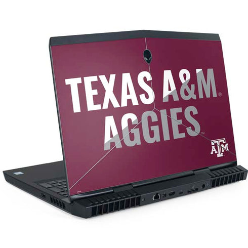 Texas A&M University Aggies Dell Alienware Skin