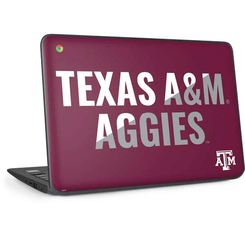 Texas A&M University Aggies HP Chromebook Skin